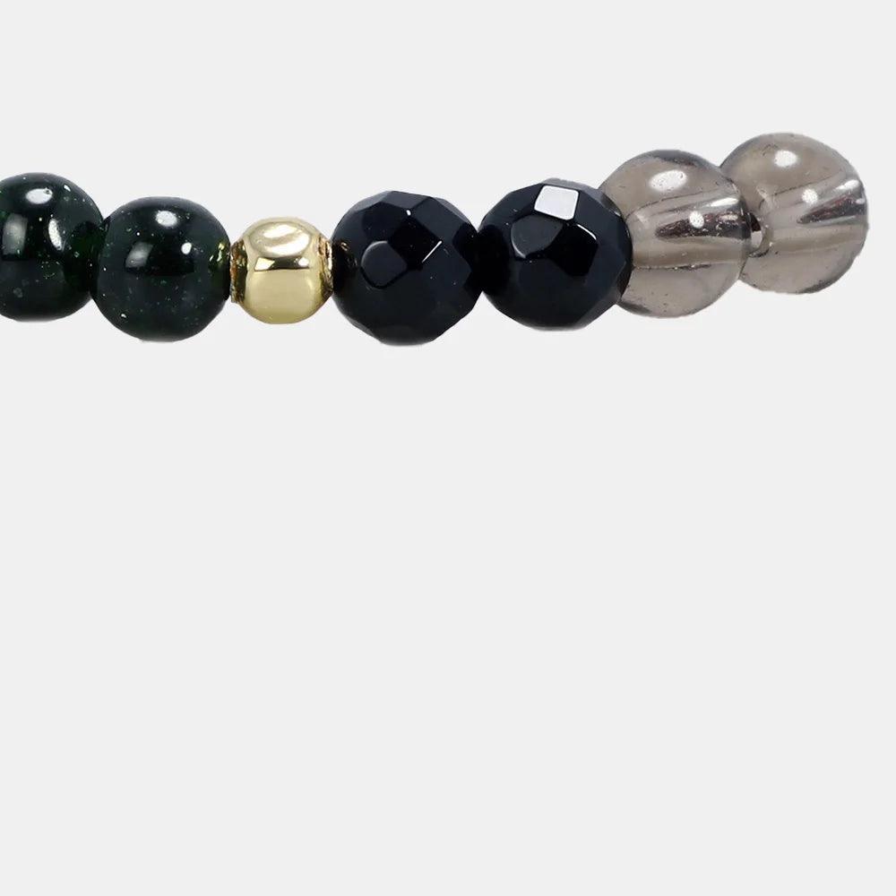4mm Natural Multi Gemstones Beads Bracelet for Women MARCASITE Stones Yoga Chakra Crystal Beaded Bracelets Handmade Jewelry - GQTORCH Jewelry