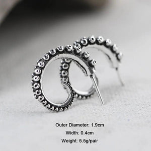 s925 Sterling Silver Octopus Ring for Men and Women Thai Silver Wholesale Jewelry for Lovers - GQTORCH Jewelry