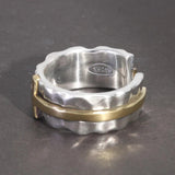 S925 Sterling Silver Thai Silver Ring Vintage Men's and Women's Wide Cross Ring Opening Adjustable Jewelry - GQTORCH Jewelry