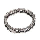 Vintage Bicycle Chain Bracelet 925 Sterling Silver for Men Viking Fine Jewelry - GQTORCH Jewelry