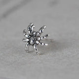 Retro Silver Jewelry S925 Silver Fashion Men and Women Simple Art Design Animal Spider Stud Earrings - GQTORCH Jewelry