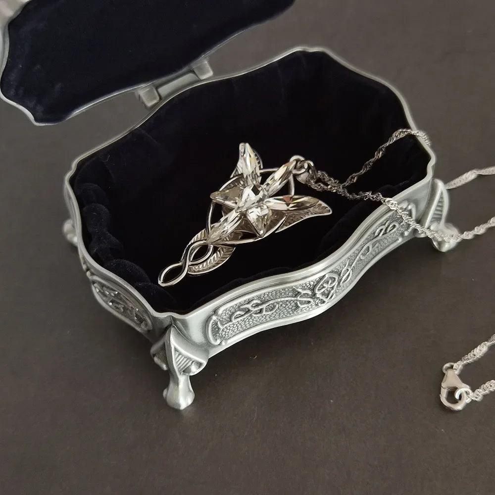 Vintage Alloy Jewelry Box Casket and Heart Shaped 9*7*4.5cm 6*6*3cm For Rings Pendants Necklace Gift Boxes - GQTORCH Jewelry