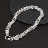 999 Bright Silver Dragon Bracelet for Men, Punk Hip Hop Rock Fashion Classic Bracelet, Jewelry Gift - GQTORCH Jewelry