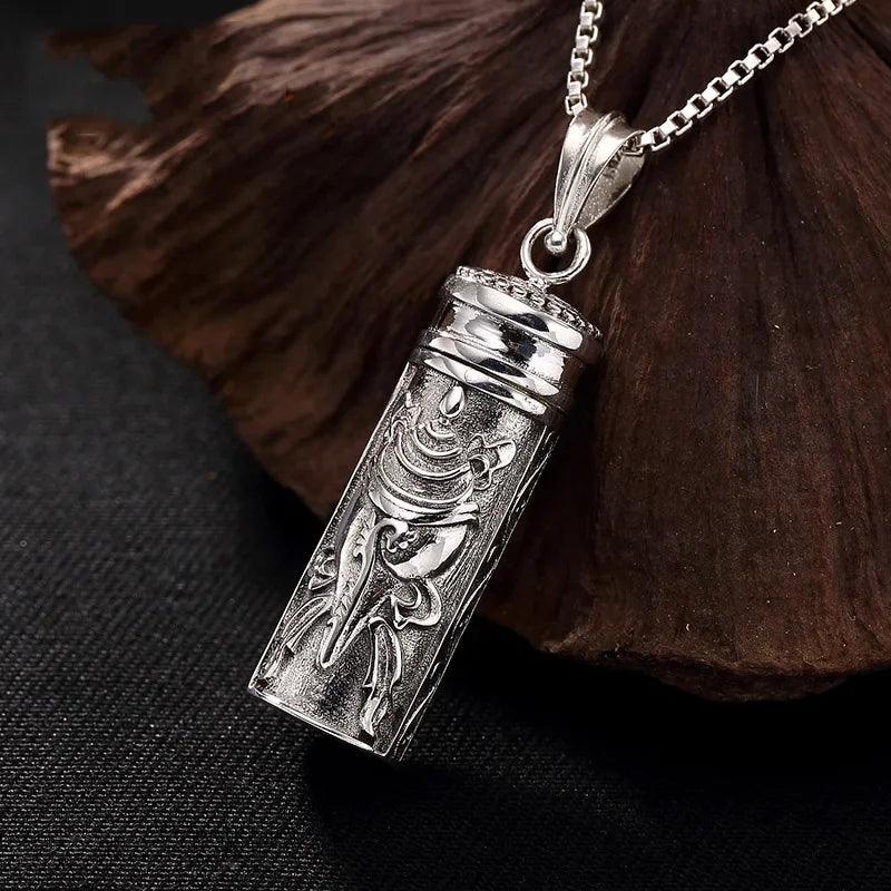 Sterling Silver 925 Pendant Openable Personalized Floating Locket Gifts For Men And Women Fine Jewelry Pendente - GQTORCH Jewelry