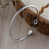 Real 925 Sterling Silver Women Cuff Bracelets Bangle Fish Engraved Natural Lapis Inlaid Tibetan Buddhism Jewelry - GQTORCH Jewelry