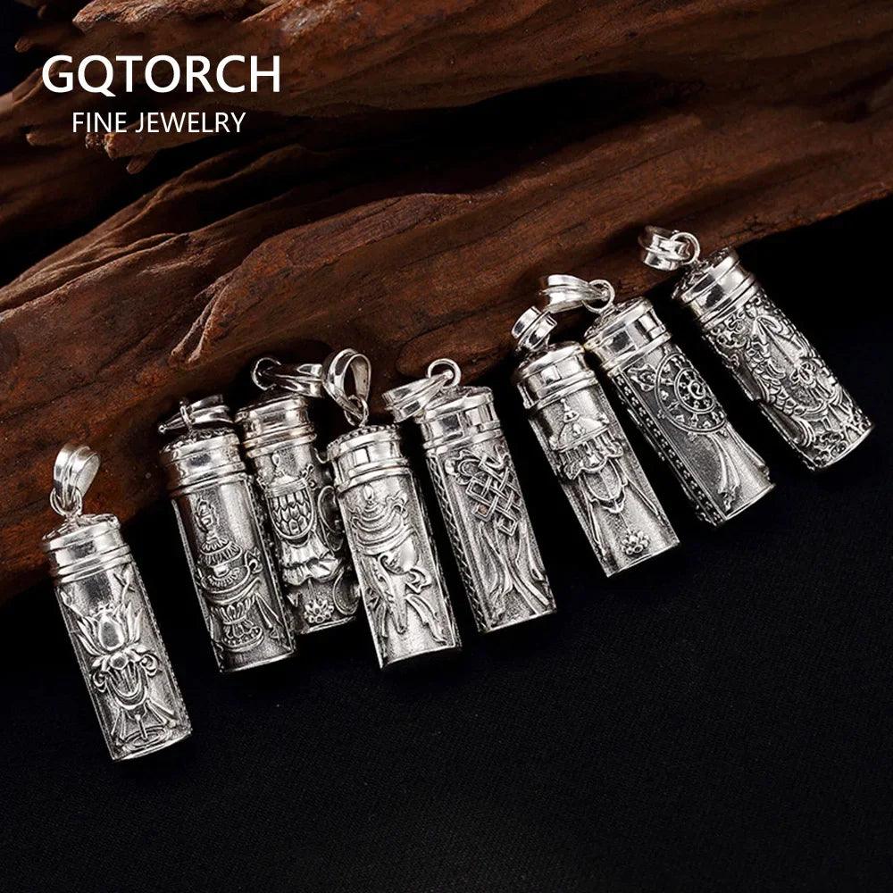 Sterling Silver 925 Pendant Openable Personalized Floating Locket Gifts For Men And Women Fine Jewelry Pendente - GQTORCH Jewelry