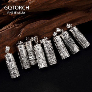 Sterling Silver 925 Pendant Openable Personalized Floating Locket Gifts For Men And Women Fine Jewelry Pendente - GQTORCH Jewelry
