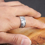 Real 925 Sterling Silver Jewelry Engraved Double Carp Fish Rings For Women and Men Lovers Couples Gift - GQTORCH Jewelry