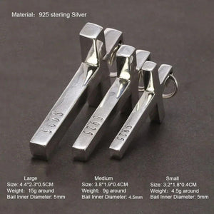 Real Solid 925 Sterling Silver Cross Pendant For Men And Women Smooth High Polishing Simple Design Jesus Christ Jewelry - GQTORCH Jewelry