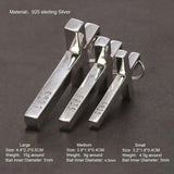 Real Solid 925 Sterling Silver Cross Pendant For Men And Women Smooth High Polishing Simple Design Jesus Christ Jewelry - GQTORCH Jewelry