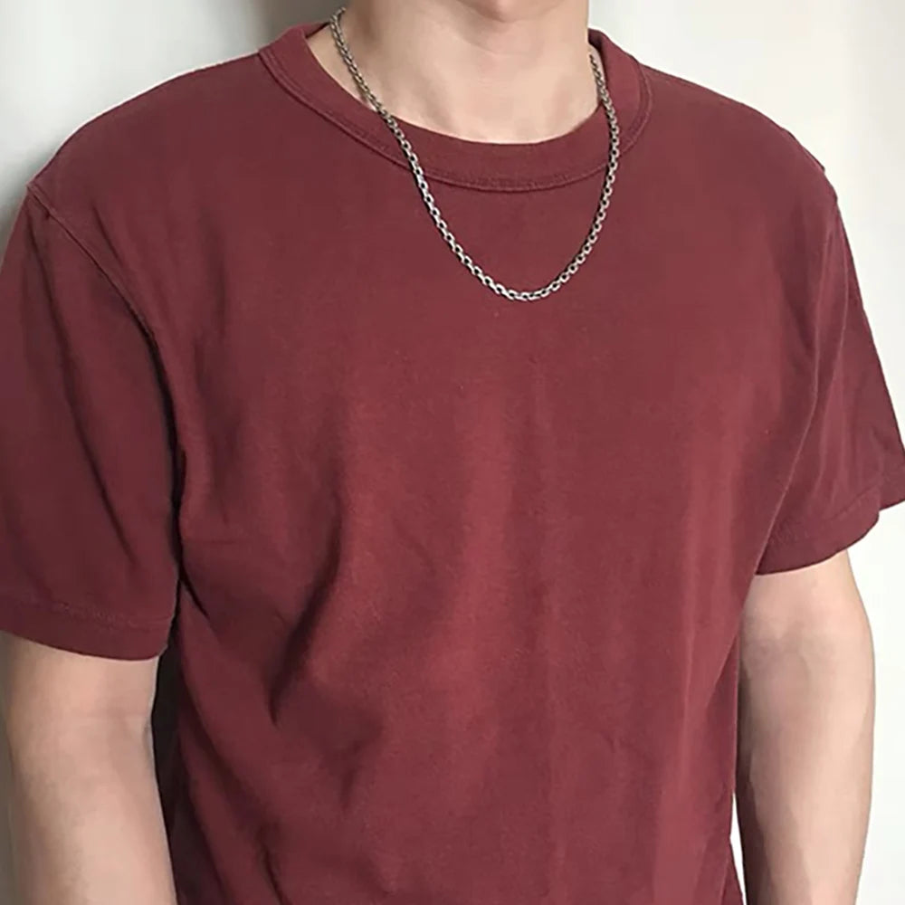 Real Pure 925 Sterling Silver Necklaces For Men And Women Vintage Viking Link Chain Punk Jewellery