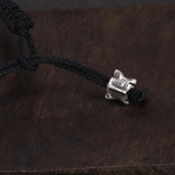 Unique Handmade Jewelry 925 Sterling Silver Snake Bone Bracelet Hand Braided Rope Chain Antient Viking Length Adjustable - GQTORCH Jewelry