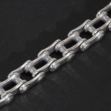 Vintage Bicycle Chain Bracelet 925 Sterling Silver for Men Viking Fine Jewelry - GQTORCH Jewelry