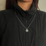 Real S925 Sterling Silver Vintage Personalized Sun, Moon, Stars, Couple Necklace Pendant Jewelry - GQTORCH Jewelry