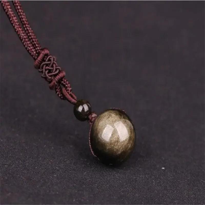 Necklaces & Pendants Natural Stone Pendants Mixed Beads Ball Shifting Lucky Love For Women And Men Fengshui Jewelry - GQTORCH Jewelry
