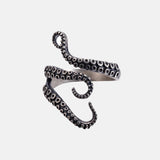 925 Pure Silver Retro Antique Octopus Finger Rings Fashion Personalized Opening Adjustable Women Rings Jewelry