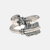 S925 Sterling Silver Arrow Rings For Men and Women Open Adjustable Size 6-11 Handmade Indian Jewelry