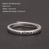 S925 Sterling Silver Fish Ring for Women Girl Adjustable 2mm Ethnic Style Vintage Lucky Ring Trendy Animal Jewelry Birthday Gift