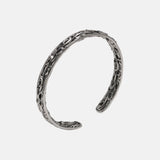 999 Sterling Silver Bracelet for Women Retro Antique Vine Flower Pattern Engraved Ethnic Bangles for Women Thai Silver Jewelry