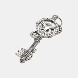 Real Pure 925 Sterling Silver Pendant For Women And Men Large Keys Steampunk  Style Retro Punk Rock Necklaces & Pendants