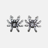 Retro Silver Jewelry S925 Silver Fashion Men and Women Simple Art Design Animal Spider Stud Earrings