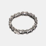 Vintage Bicycle Chain Bracelet 925 Sterling Silver for Men Viking Fine Jewelry