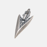 S990 Pure Silver Pendant For Men Antient Viking Spearhead Weapon Shape Handcrafted Jewelry