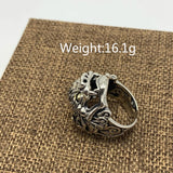 Wholesale S925 Silver Open Pixiu Silver Ring Men Trendy Domineering Index Finger Ring Retro Personality Ring