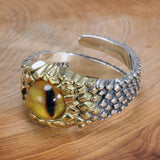 Real Pure Silver S925 Tiger Eye Rings for Men and Women Yellow and Blue Tiger Eye Rings Natural Stone Jewelry