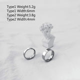 Personality Hip-hop Women Student Accessories Ins Cold Wind Men's Ring Stainless Steel Jewelry Rings