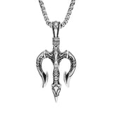 925 Sterling Silver Pendant Aquaman and the Lost Kingdom Retro Necklace Personalized Sweater Chain Jewelry - GQTORCH Jewelry