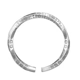 Vintage Real Solid 925 Sterling Silver Fish Cuff Bangles For Women And Men Twisted Type Armband Man Fashion Jewelry - GQTORCH Jewelry