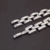 18/20cm 925 Sterling Silver 9mm Watch Chain Links Bracelet for Men Watchband Hand Wrist Arm Retro Luxury Fashion Jewelry