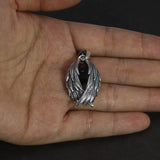 Genuine 925 Sterling Silver Raven Wings Pendant For Men and Women Handcrafted Viking Jewelry