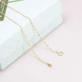 S925 Sterling Silver Necklace for Women Simple Fashion Snake Chain Elegant Female Jewelry