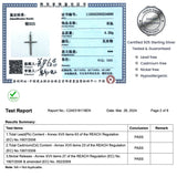 Real Solid 925 Sterling Silver Cross Pendant For Men And Women Smooth High Polishing Simple Design Jesus Christ Jewelry