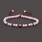 Handmade Natural Stone Small Beaded Bracelet for Women Men Adjustable Bohemia Delicate Daily Wristband Jewelry Clearance Sale
