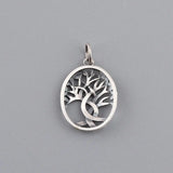 Real 925 Sterling Silver Tree of Life for Women Hollow Design Rings Earrings Pendant Jewelry Set Antient Viking Jewelry