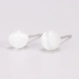 Simple Natural Strawberry Balls Earrings 925 Sterling Silver Earings Fashion Jewelry