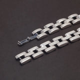 18/20cm 925 Sterling Silver 9mm Watch Chain Links Bracelet for Men Watchband Hand Wrist Arm Retro Luxury Fashion Jewelry