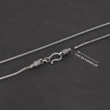 925 Sterling Silver Vintage Braided Sweater Chain Twist-off Detachable Men's and Women's Punk Jewelry Accessories