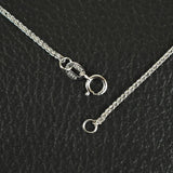 S925 Sterling Silver Necklace for Men and Women Simple Fashion Elegant Couple Jewelry