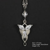 925 Sterling Silver Arwen Necklace Fashion Fairy Princess Twilight Star Necklace Women's Sweater Chain Accessories - GQTORCH Jewelry