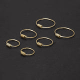 8,10,12mm 925 Sterling Silver Small Huggie Earrings Gold Plated Punk Thin Hoop Earrings Ear Bone Buckle Cartilage Helix Tragus