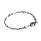Sterling Silver 925 Jewelry Bamboo Chain Bracelet Sweater Necklace Vintage Fine Jewllery