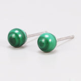 Simple Natural Strawberry Balls Earrings 925 Sterling Silver Earings Fashion Jewelry