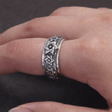 925 Sterling Silver Jewish Star Hexagram Spinner Fidget Rings for Anxiety Relief Jewelry for Men and Women