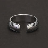 925 Sterling Silver Retro Eight Awn Star Ring for Men and Women Punk Geometric Wedding Band Fashion Vintage Jewelry