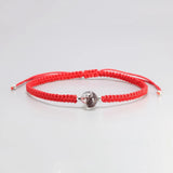 9mm Red Ghost Crystal Healing Stone Red Rope Bangle Lucky Bracelets for Women Men Cord String Line Handmade Friendship Jewelry - GQTORCH Jewelry