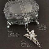 925 Sterling Silver Arwen Necklace Fashion Fairy Princess Twilight Star Necklace Women's Sweater Chain Accessories - GQTORCH Jewelry